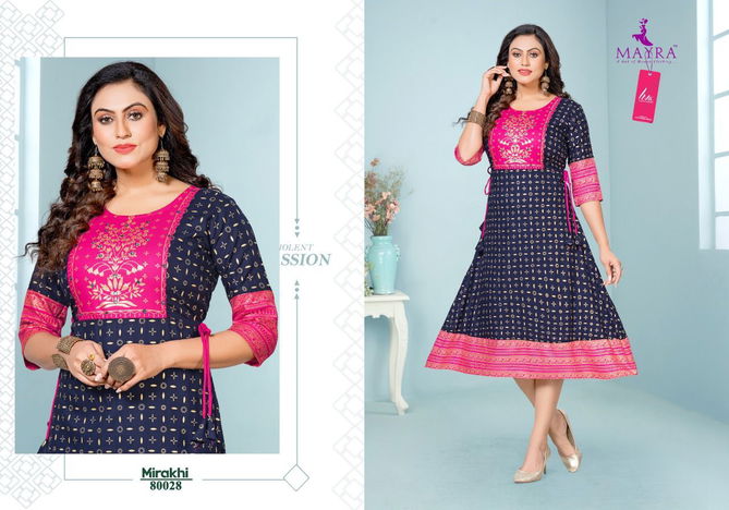 Mayra Mirakhi Wholesale Anarkali Kurti Catalog